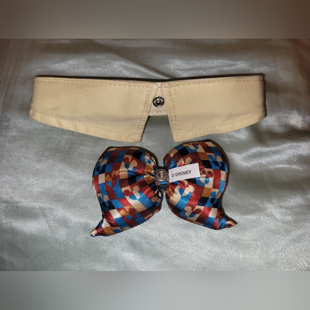 Disney tails adjustable large dog collar with removable bow - Picture 2 of 5